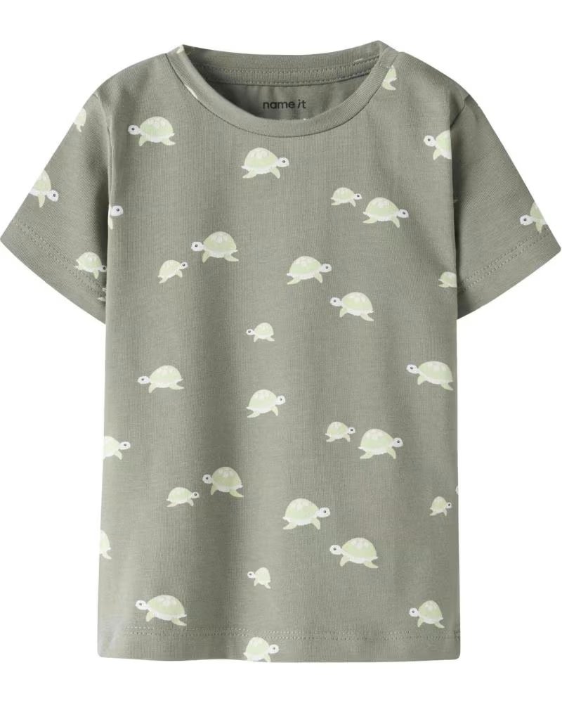 NAME IT CAMISETA MANGA CORTA ESTAMPADO TORTUGAS PARA BEBÉ VERDE