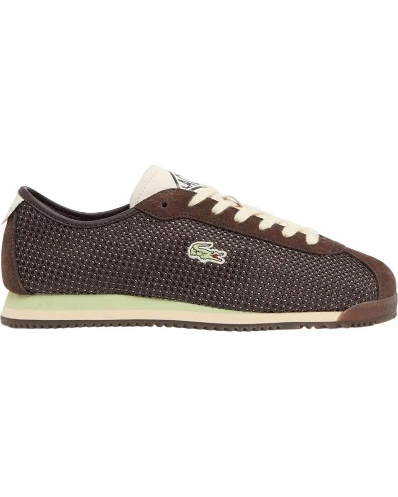 ZAPATILLAS LACOSTE L003 EVO 124 MARRÓN HOMBRE