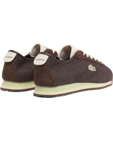 ZAPATILLAS LACOSTE L003 EVO 124 MARRÓN HOMBRE