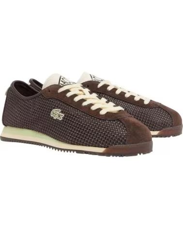 ZAPATILLAS LACOSTE L003 EVO 124 MARRÓN HOMBRE