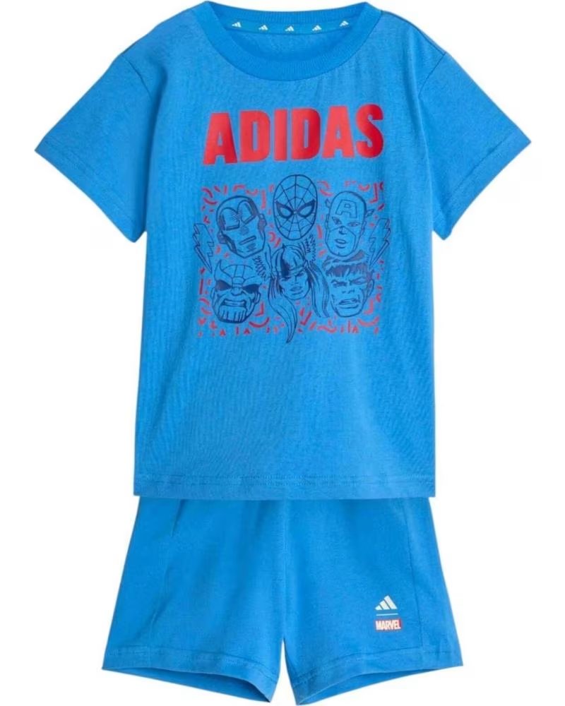 ADIDAS ENSEMBLE BÉBÉ I MRVL AV T SET RAYBLU-OWHITE