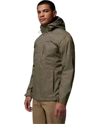 COLUMBIA GIACCA CON CAPPUCCIO DA UOMO POURING ADVENTURE III OLIVA