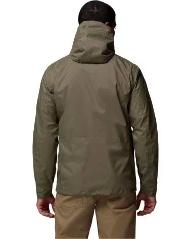 COLUMBIA GIACCA CON CAPPUCCIO DA UOMO POURING ADVENTURE III OLIVA