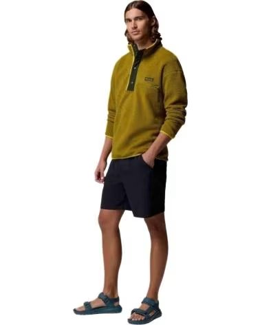 COLUMBIA FELPA IN PILE HELVETIA II HALF SNAP AMARILLO