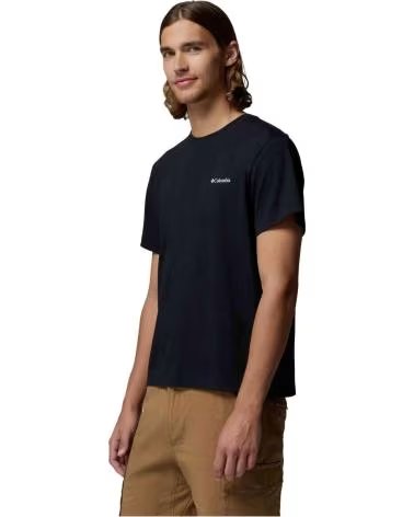 T-SHIRT COLUMBIA CSC LOGO BACK PRETA 010