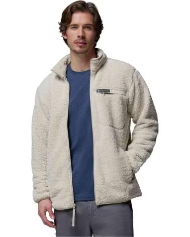 COLUMBIA GIACCA RUGGED RIDGE HIGH PILE FULL ZIP BEIGE