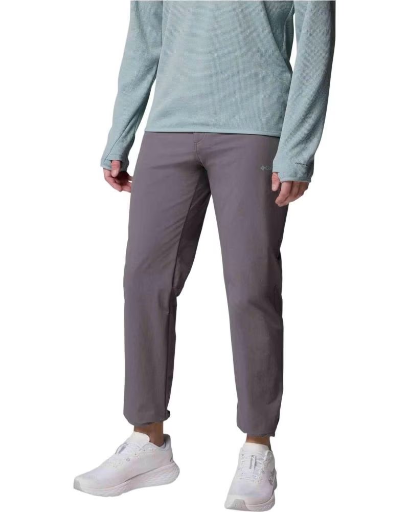 COLUMBIA PANTALONI ESSENTIAL HIKE REGULAR GRIGIO HUMO