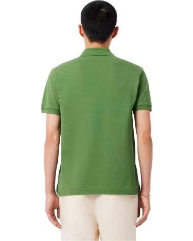 LACOSTE L1212 KLASSISCHES KURZARM-POLOSHIRT GRÜN