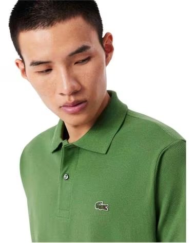 LACOSTE L1212 KLASSISCHES KURZARM-POLOSHIRT GRÜN