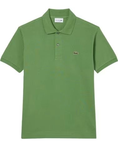 LACOSTE L1212 KLASSISCHES KURZARM-POLOSHIRT GRÜN