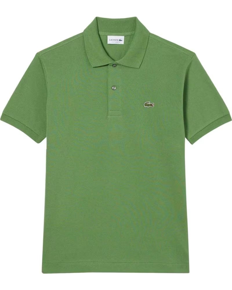 LACOSTE L1212 KLASSISCHES KURZARM-POLOSHIRT GRÜN