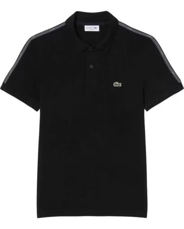 POLO LACOSTE PH0897 DE MANGA CORTA PARA HOMBRE NEGRO