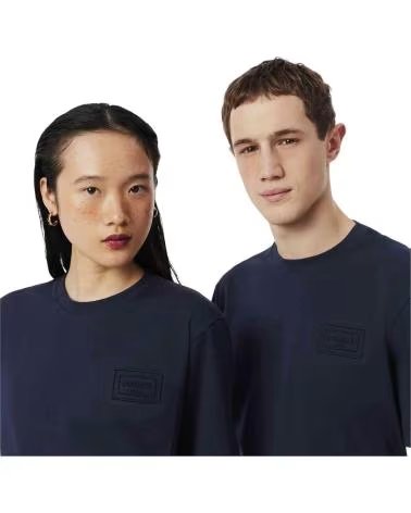 LACOSTE T-SHIRT MANCHES COURTES TH0753-00-166 BLEU MARINE BLUE