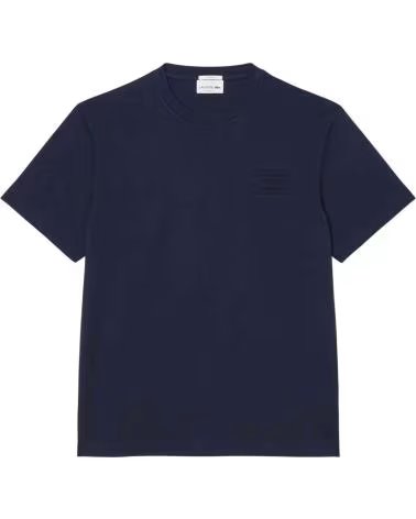 LACOSTE T-SHIRT MANCHES COURTES TH0753-00-166 BLEU MARINE BLUE