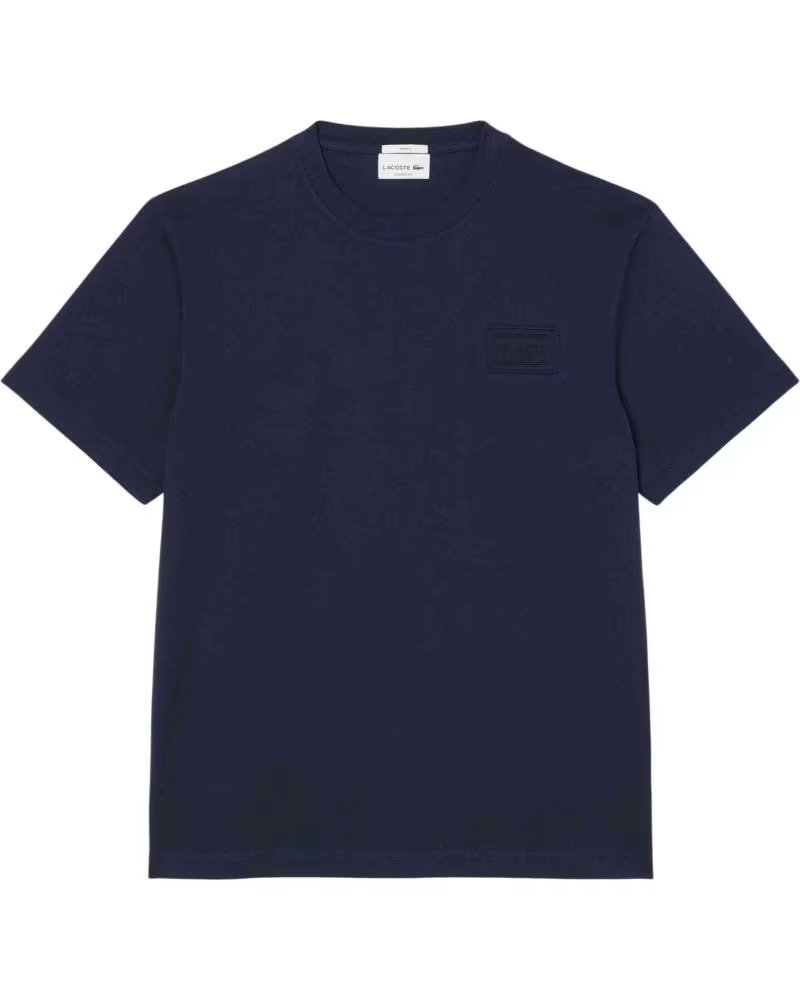 LACOSTE T-SHIRT MANCHES COURTES TH0753-00-166 BLEU MARINE BLUE
