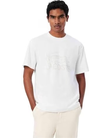 LACOSTE TH1427-00-001 KURZARM-T-SHIRT BLANC
