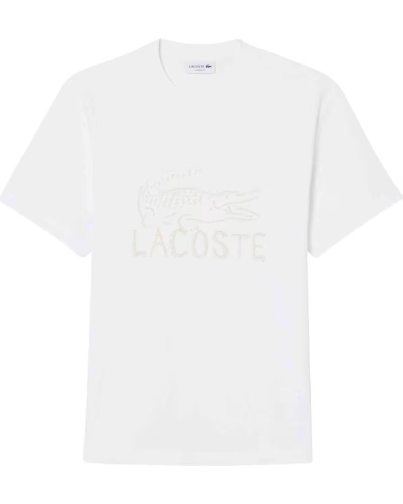 LACOSTE TH1427-00-001 KURZARM-T-SHIRT BLANC