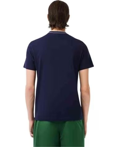 LACOSTE CAMISETA TH8174 DE MANGA CORTA CON DETALLE EN CUELLO