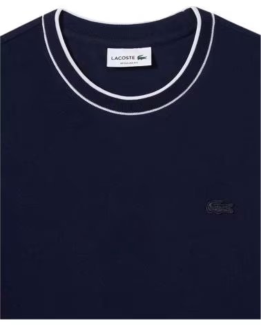 LACOSTE CAMISETA TH8174 DE MANGA CORTA CON DETALLE EN CUELLO
