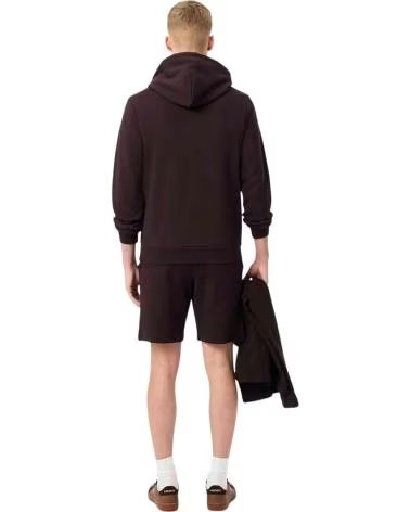 LACOSTE SHORT DE JOGGING EN MAILLE MARRON POUR HOMME BUFFLE