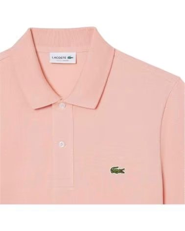 LACOSTE POLO PH4012 00 UI2-S MANICHE CORTE ROSA