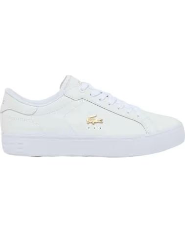 LACOSTE SNEAKER POWERCOURT 126 3 SFA WHT-GLD