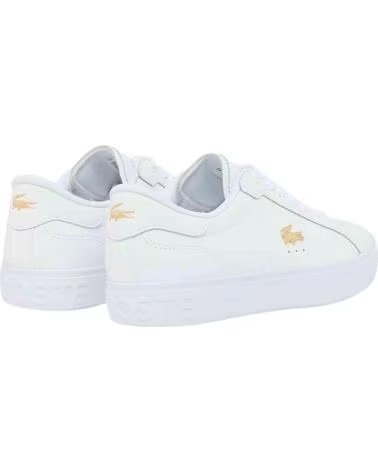 LACOSTE SNEAKER POWERCOURT 126 3 SFA WHT-GLD
