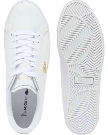 LACOSTE SNEAKER POWERCOURT 126 3 SFA WHT-GLD