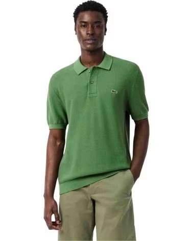 LACOSTE POLO AH1043 MANGA CORTA VERDE