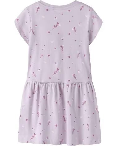 NAME IT VILINSE FLORAL DRESS IN LAVENDER LAVANDA