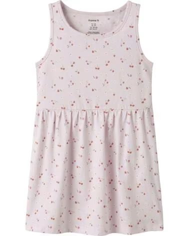 NAME IT VESTIDO HEARTCHER ESTAMPADO CEREZAS ROSA CLARO