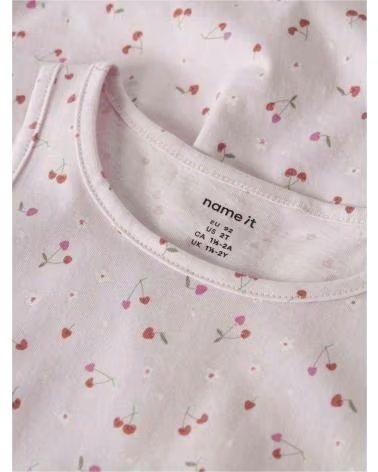 NAME IT VESTIDO HEARTCHER ESTAMPADO CEREZAS ROSA CLARO