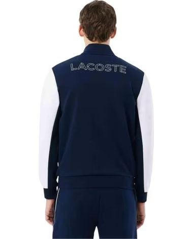 LACOSTE SWEATSHIRT 292103400001 ZWEIFARBIG MARINEBLAU UND WEISS FÜR HERREN NAVY-WHITE