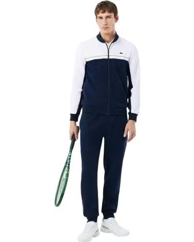 LACOSTE SWEATSHIRT 292103400001 ZWEIFARBIG MARINEBLAU UND WEISS FÜR HERREN NAVY-WHITE