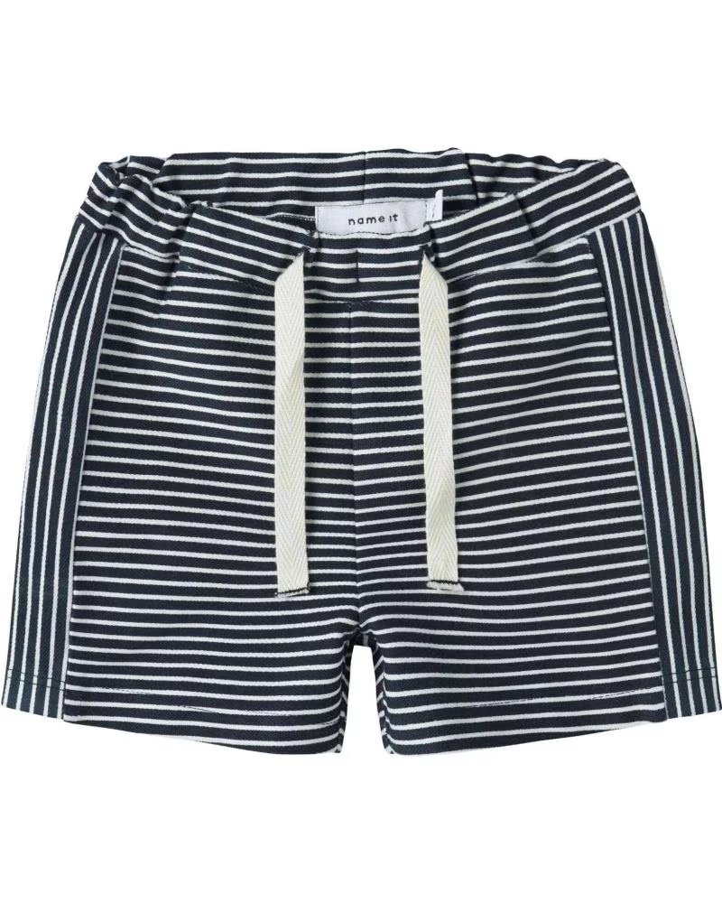NAME IT PANTALONCINI 13254433-NAVY A RIGHE AZUL RAYAS