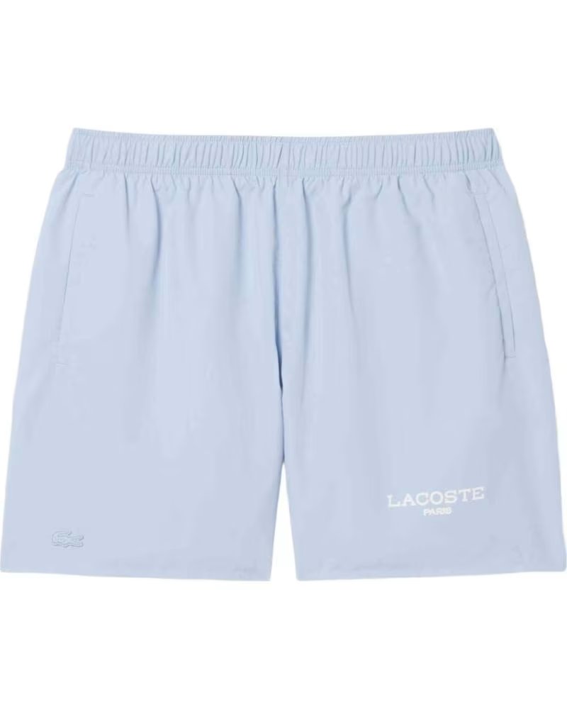 PANTALÓN CORTO LACOSTE MH1852 CELESTE