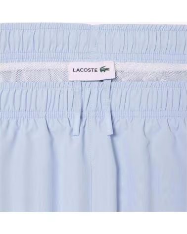 PANTALÓN CORTO LACOSTE MH1852 CELESTE