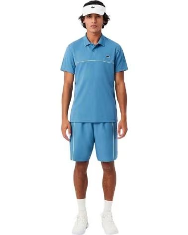 POLO LACOSTE ULTRA-DRY DH0260-JBK CON RIBETE EN CONTRASTE