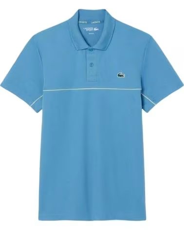 POLO LACOSTE ULTRA-DRY DH0260-JBK CON RIBETE EN CONTRASTE