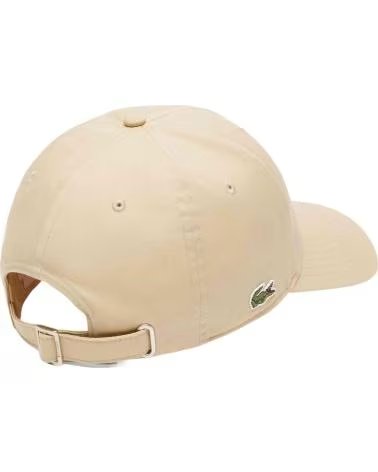 BONÉ LACOSTE RK0342-8XF COM BORDADO 3D EM BEGE