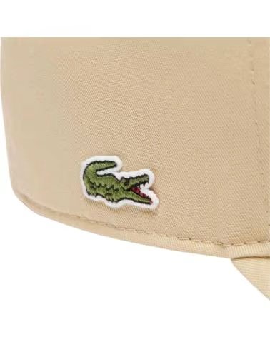 BONÉ LACOSTE RK0342-8XF COM BORDADO 3D EM BEGE