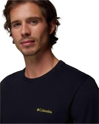 COLUMBIA CSC LOGO BACK SHORT SLEEVE T-SHIRT BLACK COSMOS
