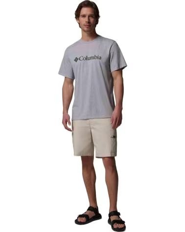 T-SHIRT COLUMBIA CSC BASIC LOGO CINZENTO PARA HOMEM CLARO