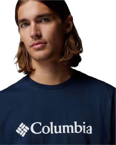 COLUMBIA CSC BASIC LOGO SHORT SLEEVE T-SHIRT BLUE