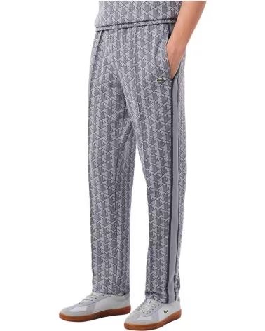 PANTALONI DELLA TUTA LACOSTE PARIS CON MONOGRAMMA CALLUNA-GRAPHITO