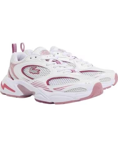 SNEAKERS LACOSTE STORM 96 2K 126 2 SFA WHT-LT PURP DONNA