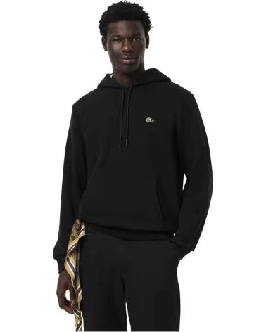 LACOSTE KAPUZENPULLOVER NOIR