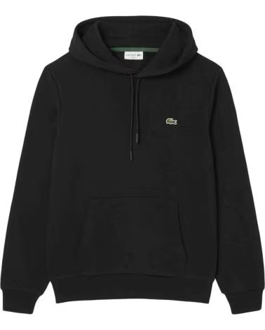LACOSTE KAPUZENPULLOVER NOIR