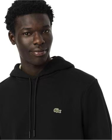 LACOSTE KAPUZENPULLOVER NOIR