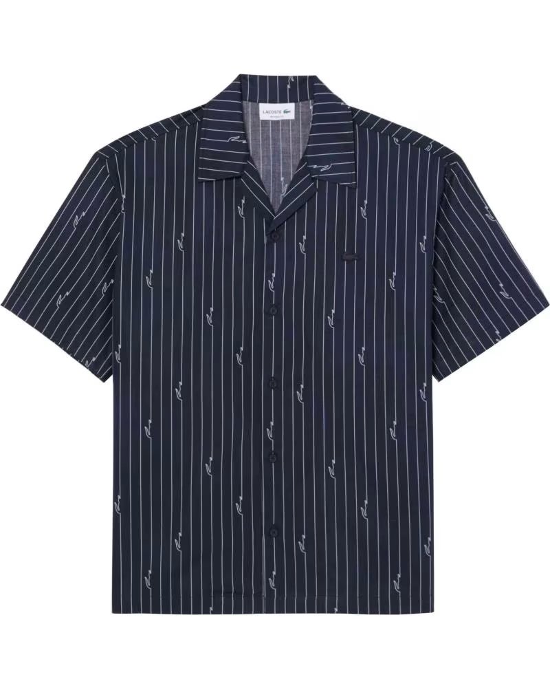 LACOSTE CAMISA CH2343-IY8 ESTAMPADA CORTE HOLGADO